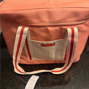 L*SPACE peach tote Bag